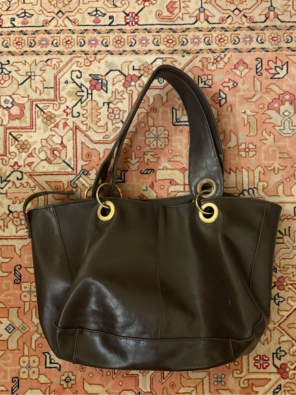 Brown ALDO  faux leather bag